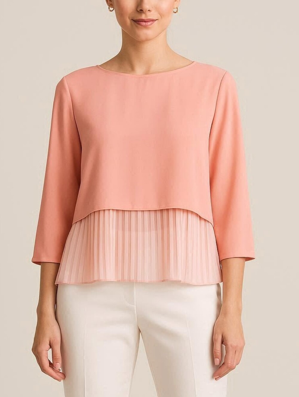 Hayden Los Angeles Pink Blouse Sz M